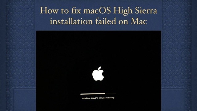 cannot install new mac os
